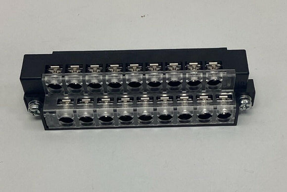 Fujikura DDK DDK18-B 18-Position Black Terminal Block Connector (2-Pack)