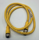 Turck RKC4.4T-1-RSC4.4T/S3060 4-Pin Male/Female Cable 1-Meter U-35778-6