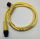 Brad Harrison 1200660376 4-Pole Male/ Female 90° Cable, 1-Meter, M12-6