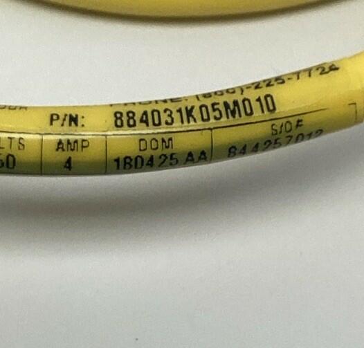 Brad Harrison 1200660376 4-Pole Male/ Female 90° Cable, 1-Meter, M12