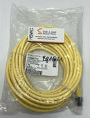 Brad Harrison 1200661744 4-Pole Male / Female Straight Cable, 8-Meters, M12-1