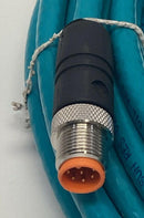 Lumberg 0985-656-102/10M M12 8-Pin Male/Female Straight Ethernet Cable, 10-Meter-4