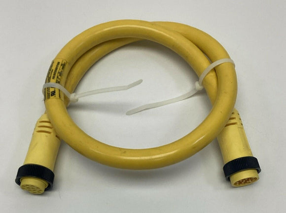 Brad Harrison 332020A01F030 12-Pole Male / Female Straight Cable, 10-Meters