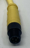 Brad Harrison 1200661744 4-Pole Male / Female Straight Cable, 8-Meters, M12-5