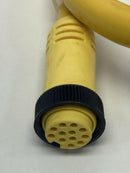 Brad Harrison 332020A01F030 12-Pole Male / Female Straight Cable, 10-Meters-4