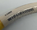 Turck WK4.4T-0.3-RS4.5T/S2501 5-Pin Male/ 90° Female Cable, 0.3M, M12, U-13859-3