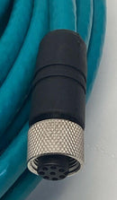 Lumberg 0985-656-102/10M M12 8-Pin Male/Female Straight Ethernet Cable, 10-Meter-5