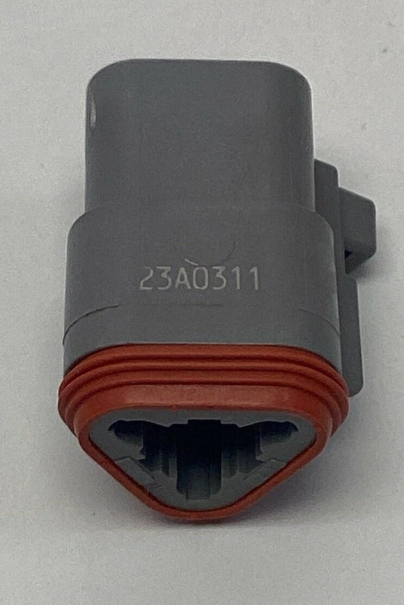 Deutsch DT06-3S Male 3-Way Plug Connector Housing (No Pins or Wedges Lot of 25)