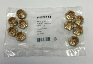 Festo AMTE-M-H-G38 Pneumatic Silencer G3/8 Threads 1206624 Pack of (10) - 0