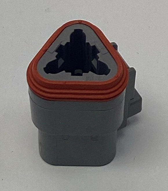 Deutsch DT06-3S Male 3-Way Plug Connector Housing (No Pins or Wedges Lot of 25)