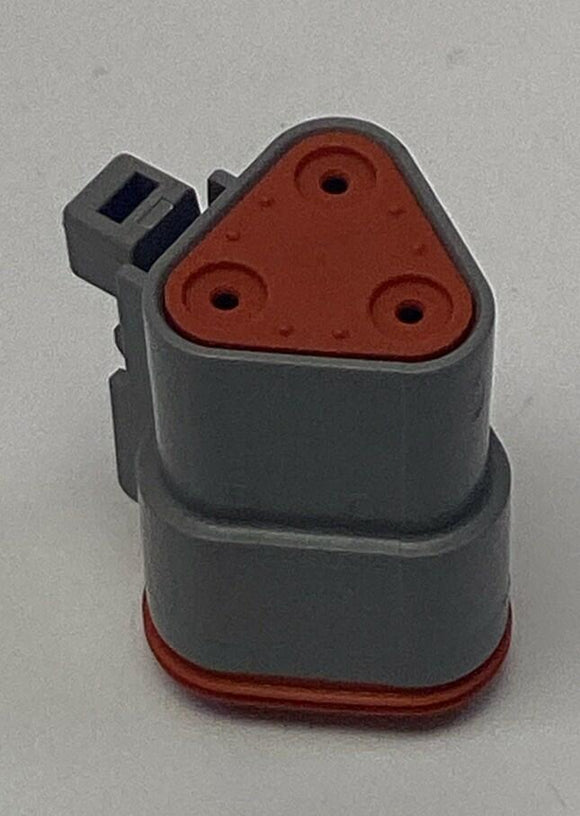 Deutsch DT06-3S Male 3-Way Plug Connector Housing (No Pins or Wedges Lot of 25)
