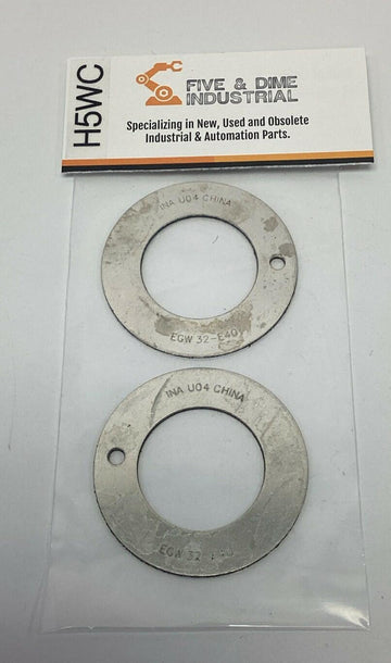 INA EGW32-E40 Thrust Washer 32mm ID x 54mm OD x 1.5mm Width (2-Pack)