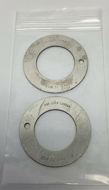INA EGW32-E40 Thrust Washer 32mm ID x 54mm OD x 1.5mm Width (2-Pack) - 0