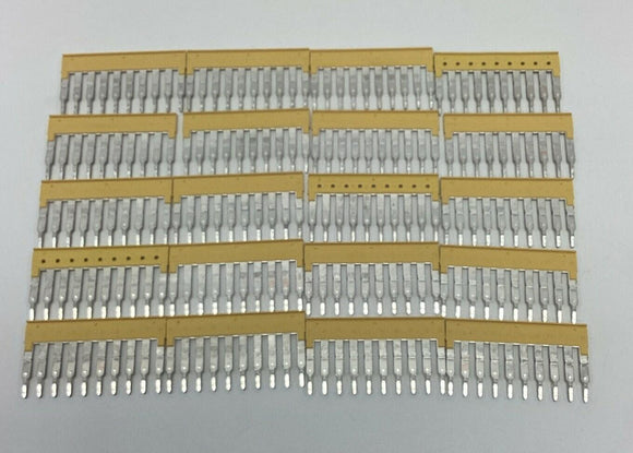 Weidmuller 1608940000 ZQV 2.5/10 Yellow 10-Pole Contactor Jumper (20 Pieces)