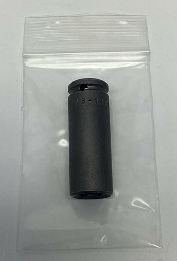 Apex MB-1214 7/16" 6-Point Magnetic 1/4" Drive Long Impact Socket - 0