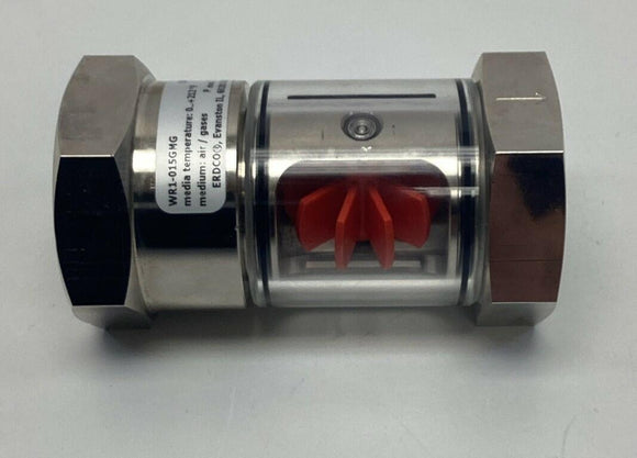 Erdco 11687672 WR1-015GMG See-Flow Meter 232 PSI Max, 212°F 1/2" NPT
