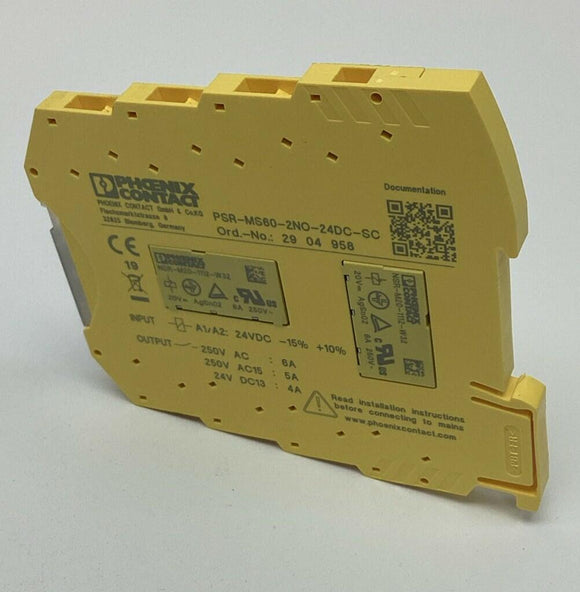 Phoenix Contact PSR-MS60-2NO-24DC-SC / 2904958 Safety Relay 24VDC