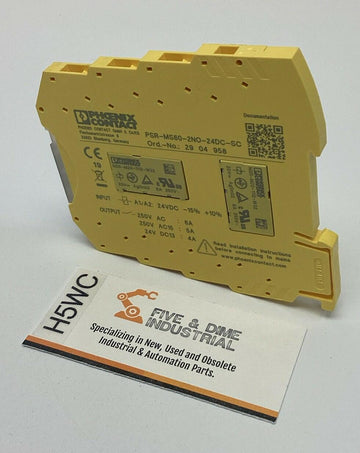 Phoenix Contact PSR-MS60-2NO-24DC-SC / 2904958 Safety Relay 24VDC