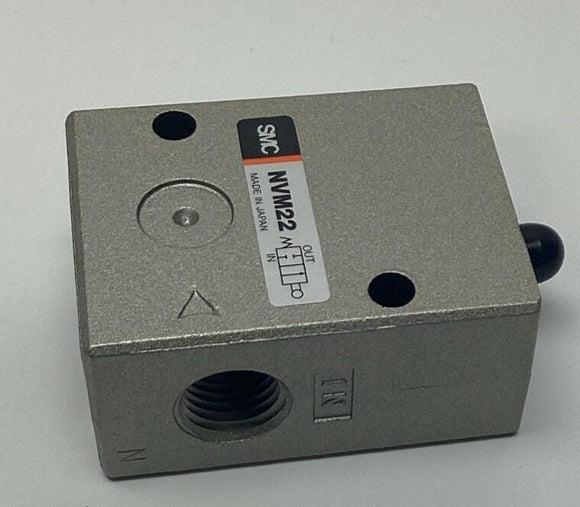 SMC NVM220-N02-00 Pneumatic Mechanical Valve 1/4" NPT