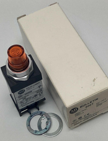 Allen Bradley 800T-QSH24A Amber Small Pilot Light 24V AC/DC Type 4, 13 - 0
