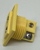 Omega 0316-SM Yellow Type K Thermocouple Panel Mount 1/2" Conduit Kit-3