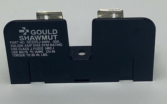 Gould Shawmut 60305J Adder Fuse Block for Class J Fuses, 600V 30A