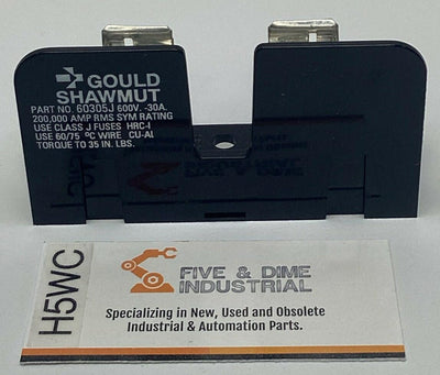 Gould Shawmut 60305J Adder Fuse Block for Class J Fuses, 600V 30A