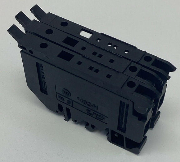 Allen Bradley 1492-H Terminal Block Fuse Holder DIN Rail (Lot of 3)