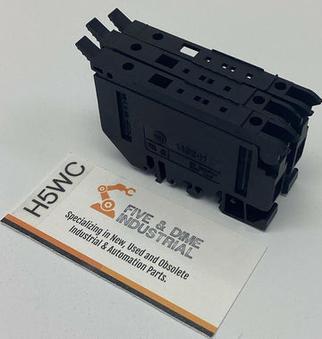 Allen Bradley 1492-H Terminal Block Fuse Holder DIN Rail (Lot of 3)