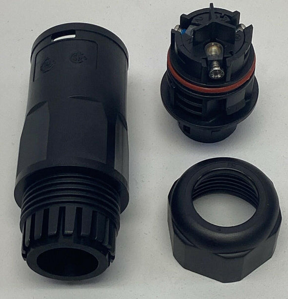 AP-Systems 2300931202 Male AC Cable Connector 10 AWG Screw Terminals 3-Pole