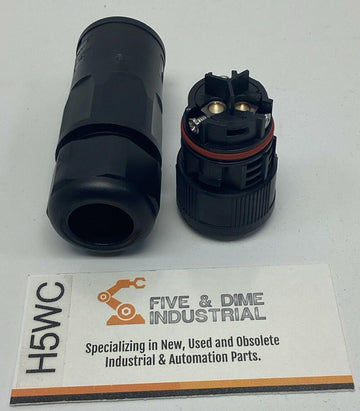 AP-Systems 2300932202 Female AC Cable Connector 10 AWG, Screw Terminals