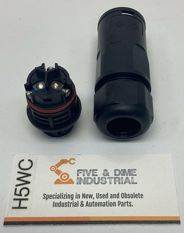 AP-Systems 2300931202 Male AC Cable Connector 10 AWG Screw Terminals 3-Pole