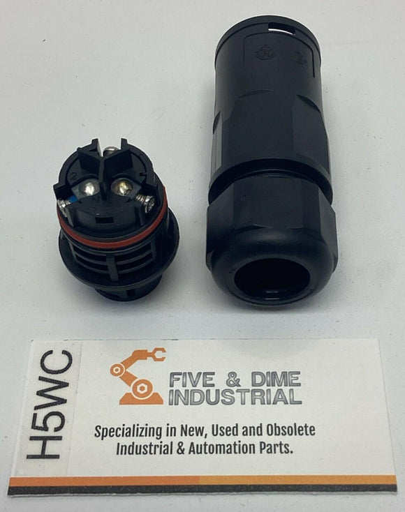 AP-Systems 2300931202 Male AC Cable Connector 10 AWG Screw Terminals 3-Pole