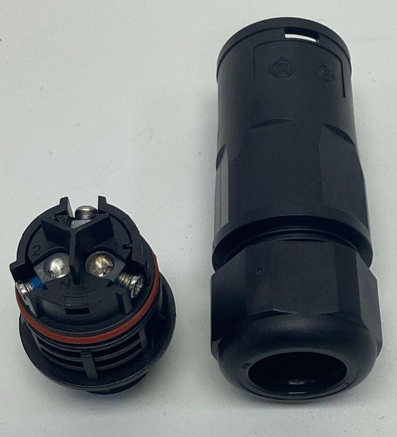 AP-Systems 2300931202 Male AC Cable Connector 10 AWG Screw Terminals 3-Pole