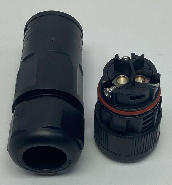 AP-Systems 2300932202 Female AC Cable Connector 10 AWG, Screw Terminals