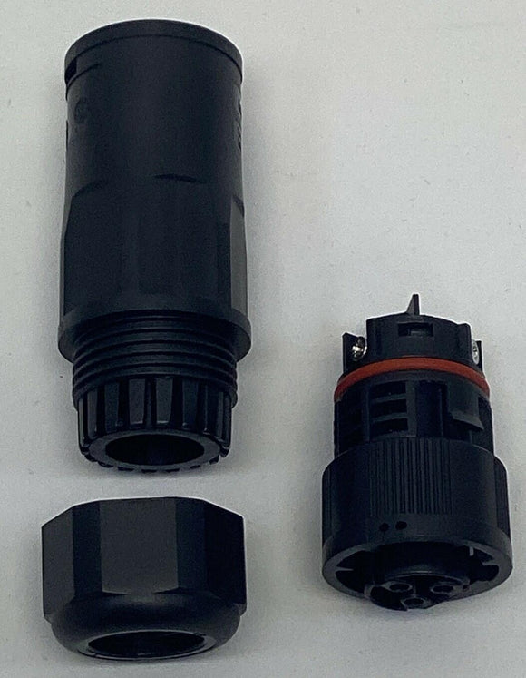 AP-Systems 2300932202 Female AC Cable Connector 10 AWG, Screw Terminals