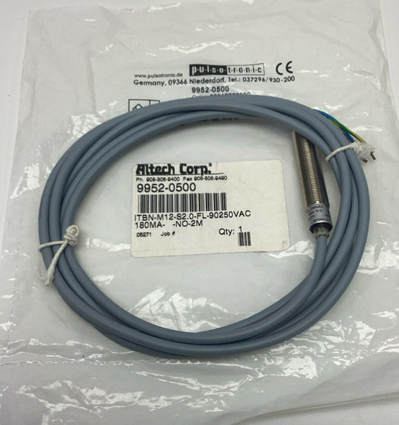 Pulsotronic Altech 9952-0500 Proximity Sensor 90-250VAC Sensing Distance 2mm 2M