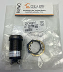 Dialight 559-160A-214F LED 1" Green Daylight Viewable 18-48VDC-1