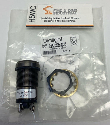 Dialight 559-160A-214F LED 1" Green Daylight Viewable 18-48VDC