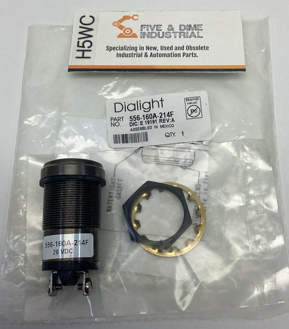 Dialight 559-160A-214F LED 1" Green Daylight Viewable 18-48VDC