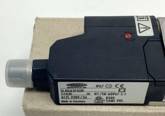 Banner SI-HG63FQDR / 77430 Safety Interlock Switch 6-Pin, 230V