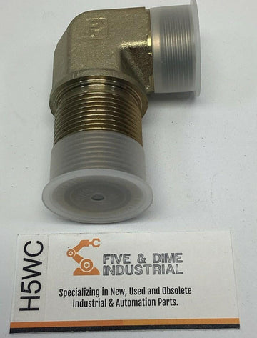 Parker 16-WELO-S 1" 90° Bulkhead O-Ring Face Seal Male to Male