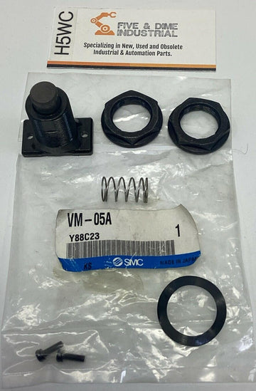 SMC VM-05A Mechanical Valve with Straight Plunger, Poppet