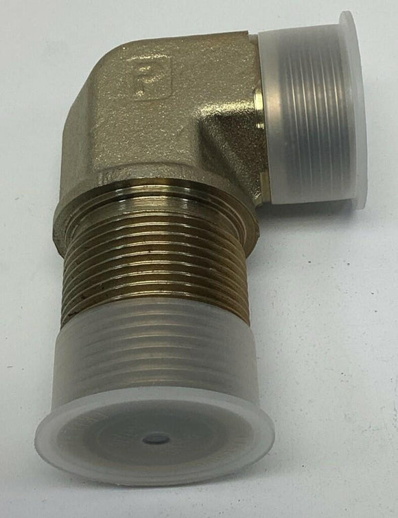 Parker 16-WELO-S 1" 90° Bulkhead O-Ring Face Seal Male to Male