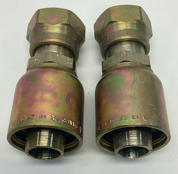 Parker 1JS43-16-16 1" ID Hose Crimp x 1" Female Swivel Seal-Lok (2-Pack)