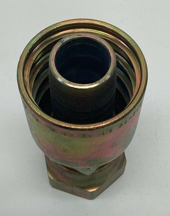 Parker 1JS43-16-16 1" ID Hose Crimp x 1" Female Swivel Seal-Lok (2-Pack)