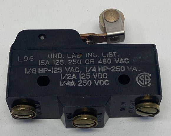 Microswitch BZ-2RW22-A2 Roller Style Limit Switch AC/DC