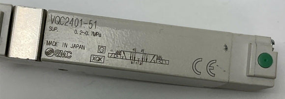 SMC VQC2401-51 Pneumatic Solenoid Valve 24VDC 5 Port