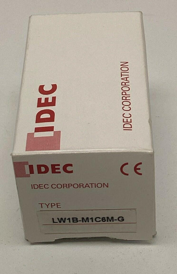 IDEC LW1B-M1C6M-G Green 22mm Momentary Switch 2NO, 2NC