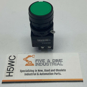 IDEC LW1B-M1C6M-G Green 22mm Momentary Switch 2NO, 2NC
